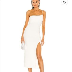 Bec & Bridge midi white dress